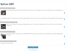 Tablet Screenshot of bullrun2007.blogspot.com
