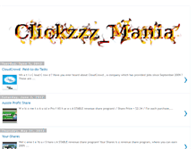 Tablet Screenshot of clickzz-mania.blogspot.com