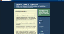 Desktop Screenshot of educacionintegralporcompentencia.blogspot.com