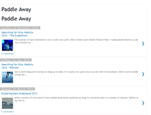 Tablet Screenshot of paddleaway.blogspot.com