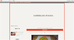 Desktop Screenshot of lojinhadasusana.blogspot.com