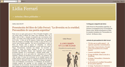 Desktop Screenshot of lidiaferrari.blogspot.com