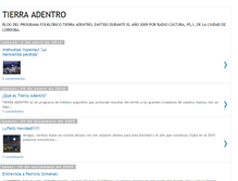Tablet Screenshot of detierraadentro.blogspot.com