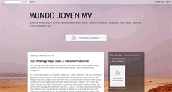 Desktop Screenshot of mundojovenmv.blogspot.com