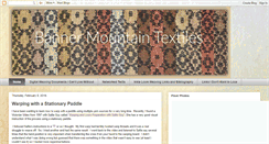 Desktop Screenshot of bannermountaintextiles.blogspot.com