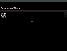 Tablet Screenshot of hotnayanthara.blogspot.com