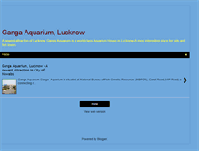 Tablet Screenshot of gangaaquariumlucknow.blogspot.com