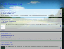 Tablet Screenshot of alittlecaliforniadog.blogspot.com