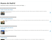 Tablet Screenshot of museosdemadrid.blogspot.com