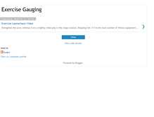 Tablet Screenshot of exercisegauging.blogspot.com