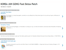 Tablet Screenshot of footdetoxpatches.blogspot.com