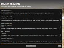 Tablet Screenshot of inbrokenthoughts.blogspot.com