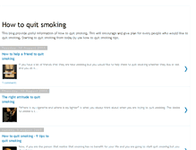 Tablet Screenshot of how-to-quit-smoking-helptips.blogspot.com