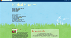 Desktop Screenshot of magicalmeadows.blogspot.com