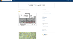 Desktop Screenshot of flightplanning.blogspot.com