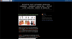 Desktop Screenshot of gitarrenlehrer-online.blogspot.com