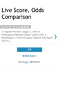 Mobile Screenshot of livescoreodds.blogspot.com