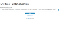 Tablet Screenshot of livescoreodds.blogspot.com