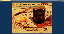 Desktop Screenshot of filosofiadegaveta.blogspot.com