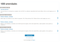 Tablet Screenshot of 1000amenidades.blogspot.com