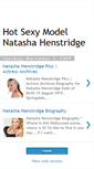 Mobile Screenshot of bio-natasha-henstridge.blogspot.com