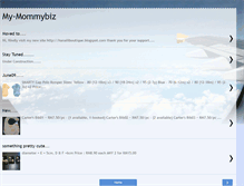 Tablet Screenshot of my-mommybiz.blogspot.com