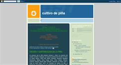 Desktop Screenshot of cultivosdepina.blogspot.com