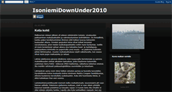 Desktop Screenshot of isoniemidownunder.blogspot.com