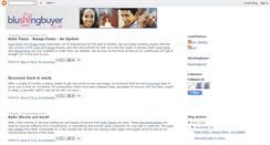 Desktop Screenshot of blushingbuyer.blogspot.com