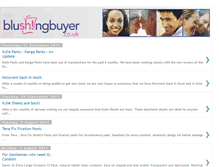 Tablet Screenshot of blushingbuyer.blogspot.com