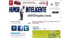 Desktop Screenshot of elmejorhumorinteligente.blogspot.com