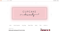 Desktop Screenshot of cupcakedivinity.blogspot.com