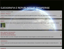 Tablet Screenshot of gjeografiaerepublikesseshqiperise.blogspot.com