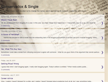 Tablet Screenshot of conservadoxandsingle.blogspot.com