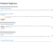 Tablet Screenshot of produtosorganicos2010.blogspot.com