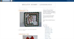 Desktop Screenshot of kreativhobby-leserblogg.blogspot.com