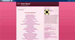 Desktop Screenshot of innerquest1.blogspot.com