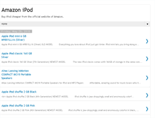 Tablet Screenshot of amazon-ipod.blogspot.com