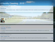 Tablet Screenshot of 4humility2010.blogspot.com