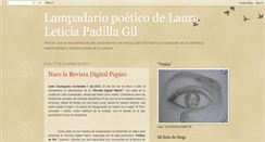 Desktop Screenshot of lauraleticiapadillagil.blogspot.com