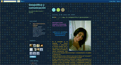 Desktop Screenshot of geopoliticaycom.blogspot.com