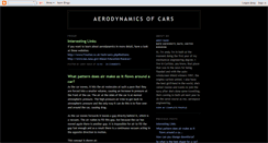 Desktop Screenshot of aerodynamicsincardesign.blogspot.com