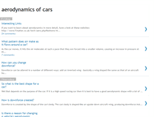 Tablet Screenshot of aerodynamicsincardesign.blogspot.com