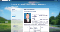 Desktop Screenshot of gpedrovicentemaldonado.blogspot.com