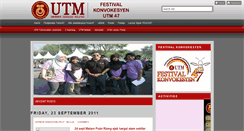 Desktop Screenshot of convocationutm47.blogspot.com