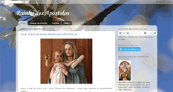 Desktop Screenshot of mariarainhadosapostolos.blogspot.com