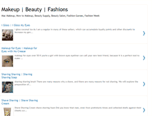 Tablet Screenshot of makeup-beauty-fashion.blogspot.com