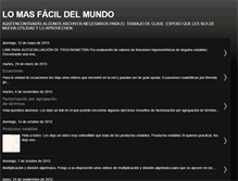 Tablet Screenshot of lomasfacildelmundo.blogspot.com