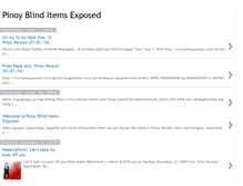 Tablet Screenshot of pinoyblinditemsexposed.blogspot.com