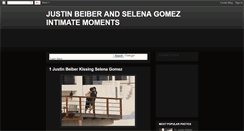 Desktop Screenshot of justinbeiberselenagomez.blogspot.com